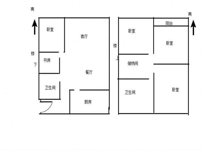 太阳鑫城 3室2厅2卫 92.61m&sup2;
