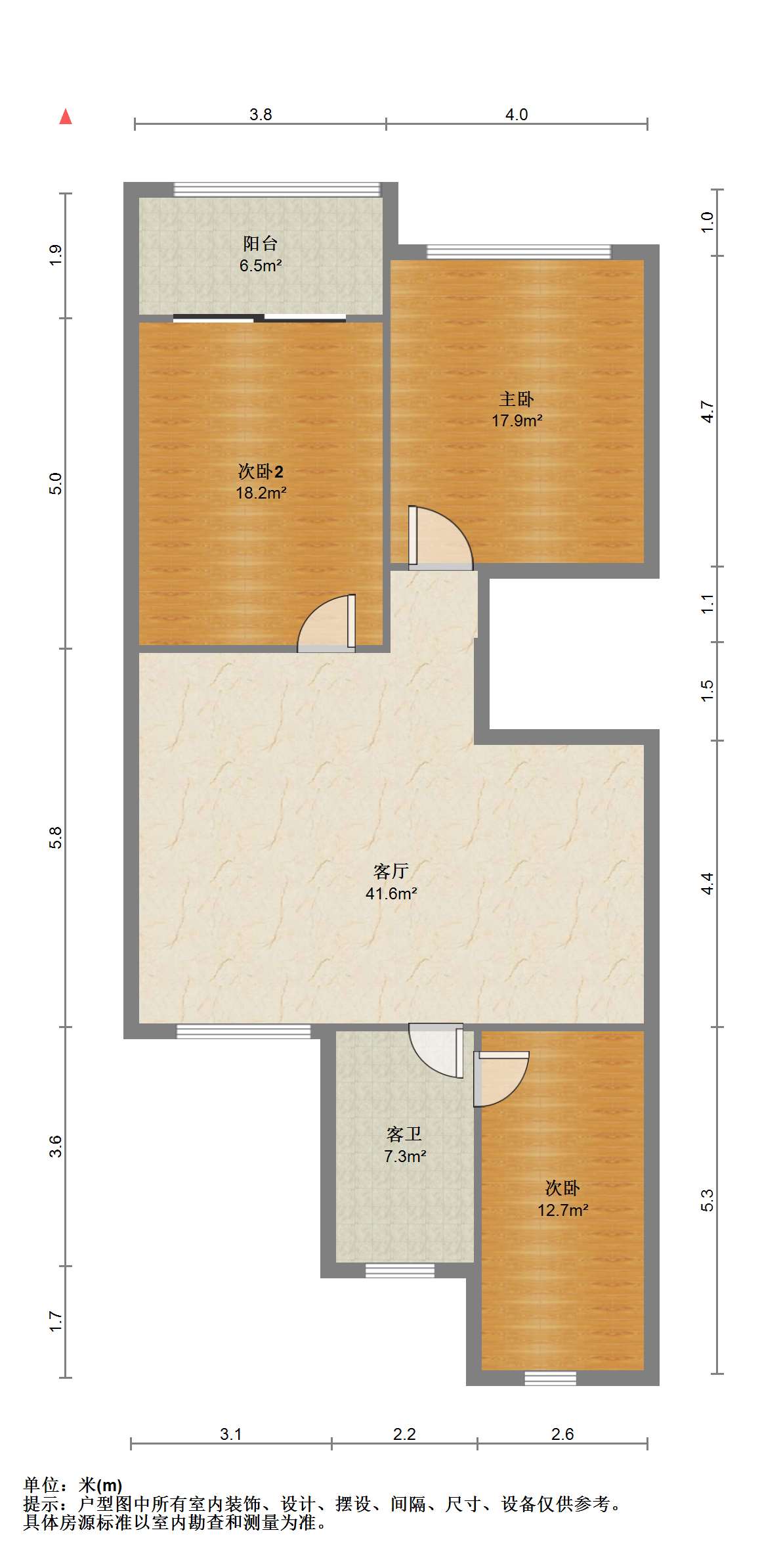 友谊嘉御龙庭 4室2厅2卫 220m&sup2;