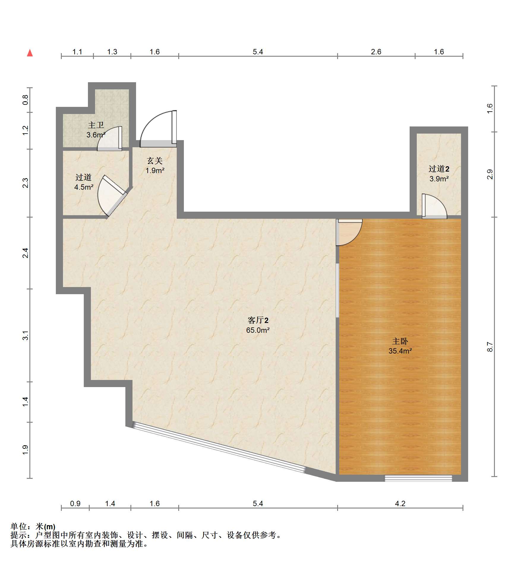 中南世纪城北区 3室1厅1卫 150m&sup2;