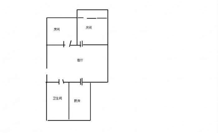 孩儿巷南路60号 2室1厅1卫 68m&sup2;