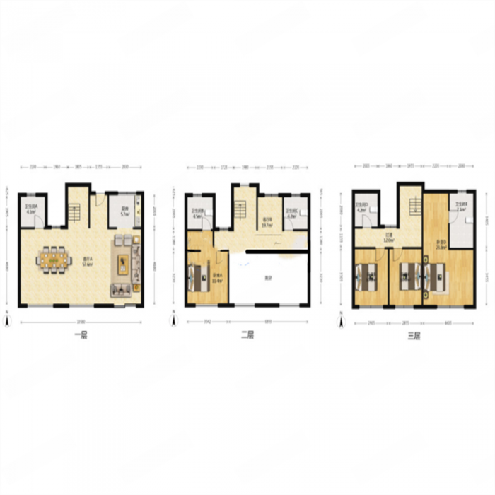 春风南岸西园 5室3厅3卫 400m&sup2;