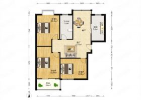 曙光福里 3室2厅1卫 124.7m&sup2;