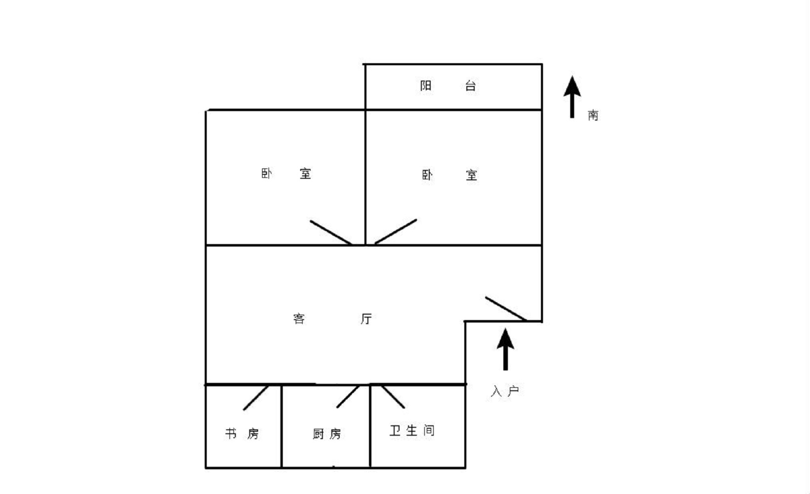 北园新村 3室1厅1卫 86.95m&sup2;