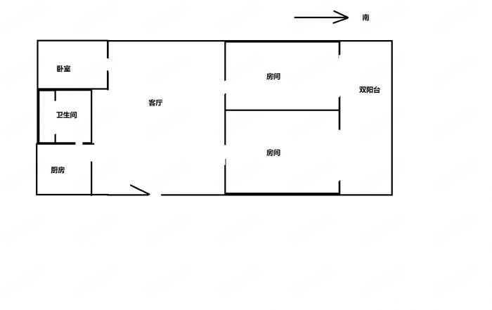 莲花苑 5室2厅1卫 94.41m&sup2;