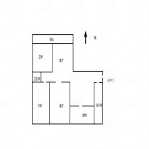 华强城 2室2厅1卫 118m&sup2;