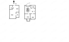 北城一品 2室2厅1卫 53.8m&sup2;