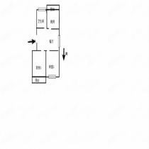 新港花苑 2室2厅1卫 88.2m&sup2;