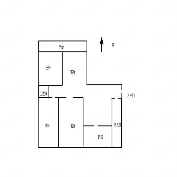 华强城 2室2厅1卫 118m&sup2;