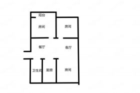 新城小区 5室3厅2卫 136m&sup2;