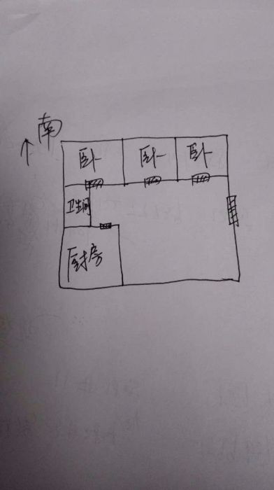 外滩北苑 3室2厅1卫 117m&sup2;