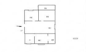 姚港路22号 2室1厅1卫 75.68m&sup2;