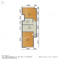 江海大厦 2室1厅1卫 62.4m&sup2;