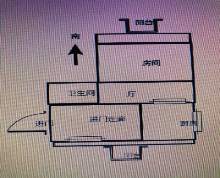 濠南君邑 1室1厅1卫 45m&sup2;