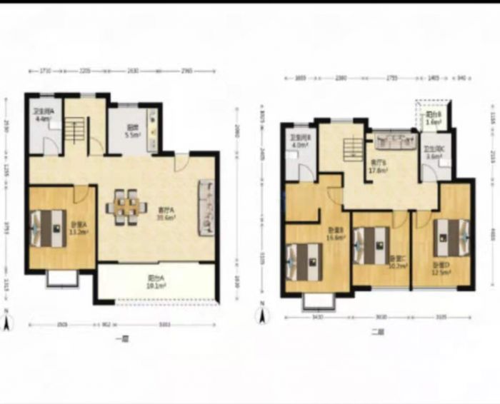 春风南岸东园 4室3厅3卫 167m&sup2;