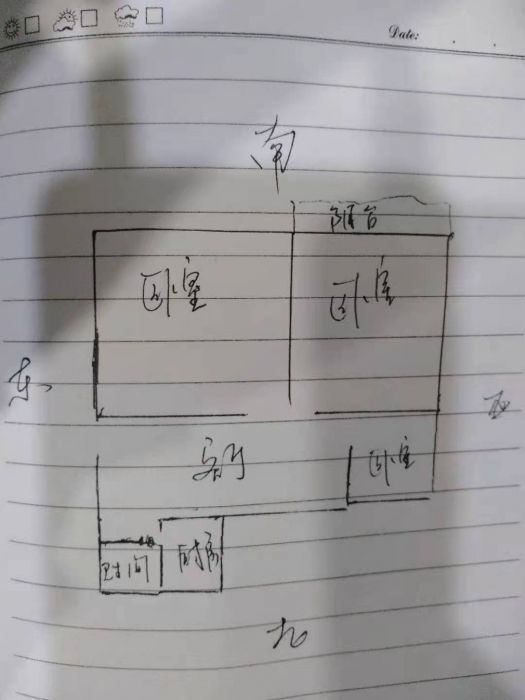将军二园 3室1厅1卫 75m&sup2;