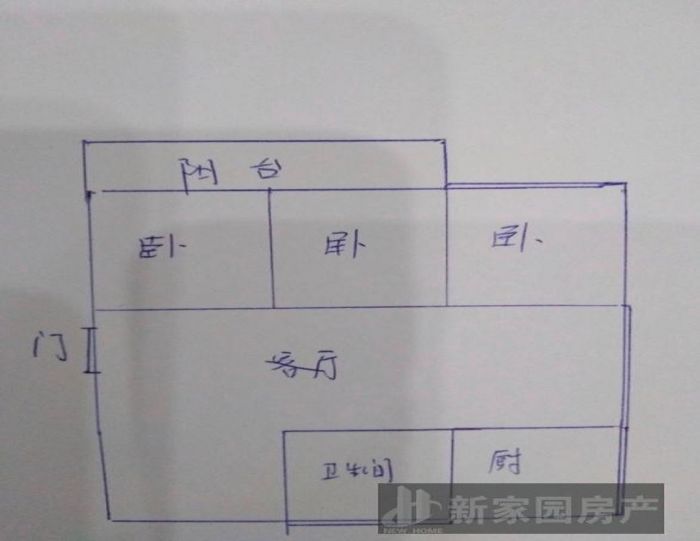 富贵北园 3室1厅1卫 125m&sup2;