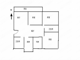 天安花园 4室2厅2卫 157m&sup2;