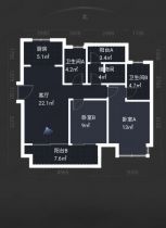 绿地新里城 3室2厅2卫 116m&sup2;