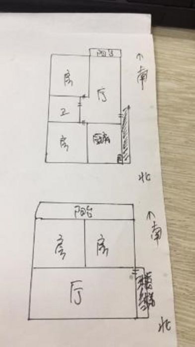 外滩小区 3室2厅1卫 90m&sup2;