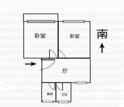 世纪东城 2室1厅1卫 136.00m&sup2;
