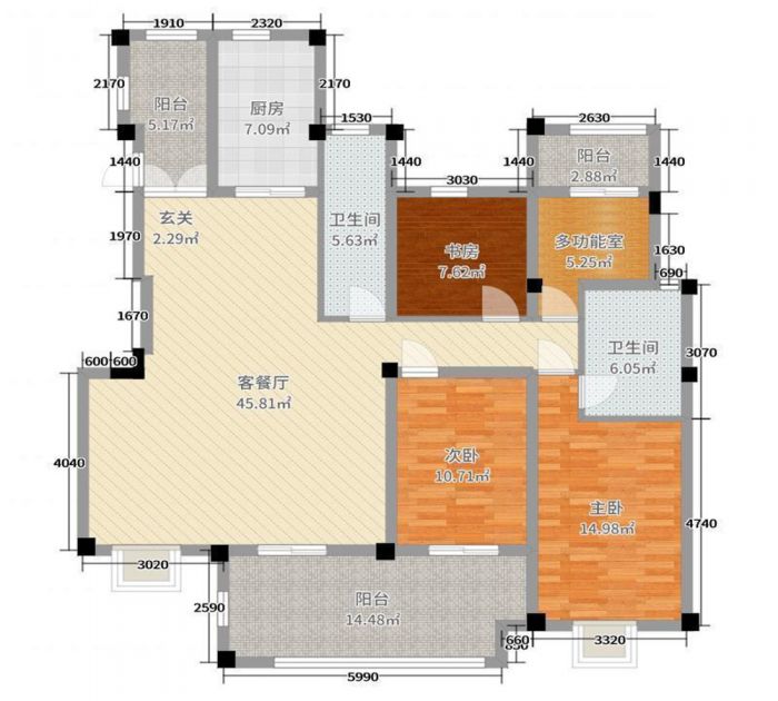 崇川星光域 4室0厅0卫 158.00m&sup2;