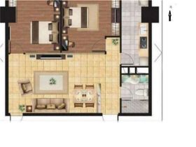 凤凰文化广场 2室2厅1卫 119m&sup2;