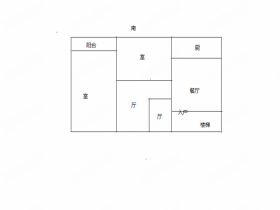 富贵北园 2室2厅1卫 70.00m&sup2;