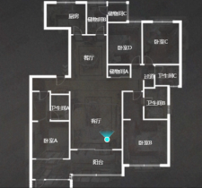 万濠华府 4室2厅3卫 291m&sup2;
