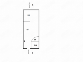 中南世纪城 1室1厅1卫 57m&sup2;