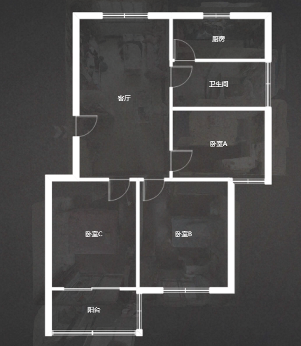 教育新村 2室2厅1卫 90m&sup2;