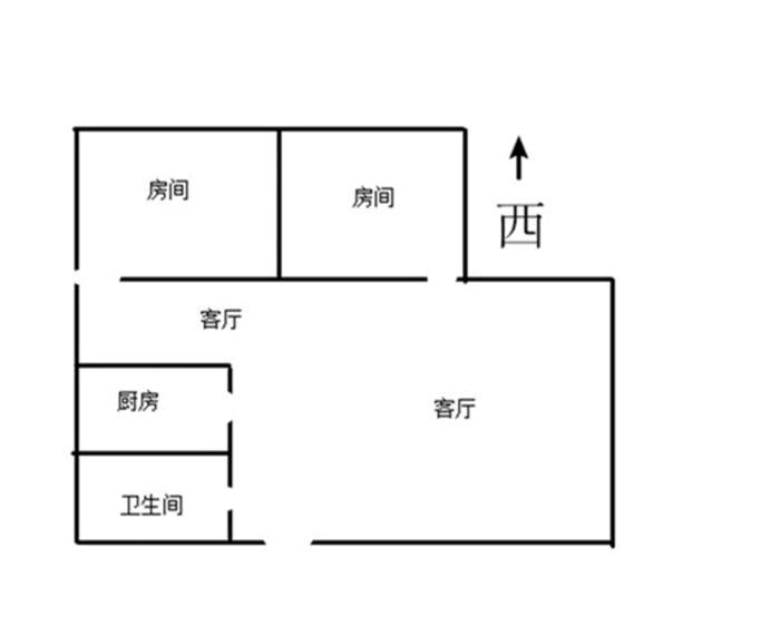 名都广场 1室1厅1卫 98m&sup2;