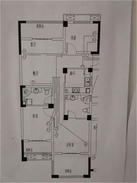 中港翡翠城 3室1厅1卫 107.53m&sup2;