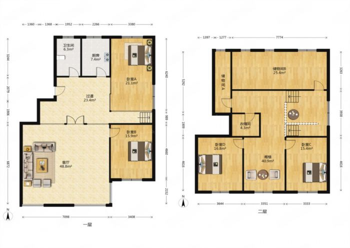 跃龙小苑 5室3厅0卫 243.50m&sup2;