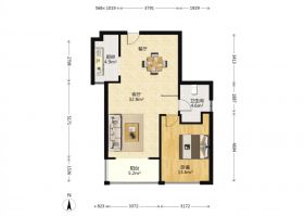 龙潭福里 2室2厅1卫 79.00m&sup2;