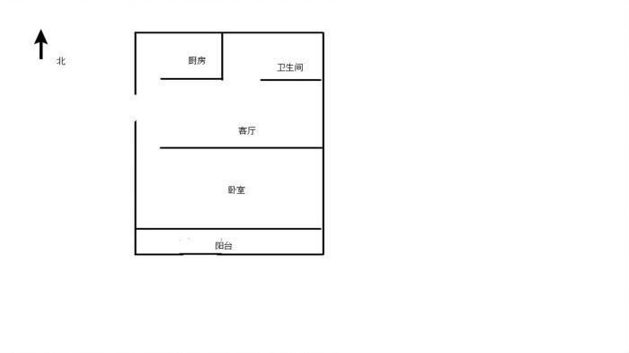 光明东村 1室1厅1卫 51m&sup2;