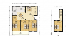 学田苑 3室2厅1卫 118.54m&sup2;