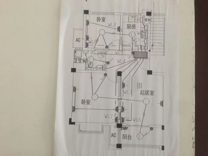 世家花园 3室2厅1卫 78m&sup2;