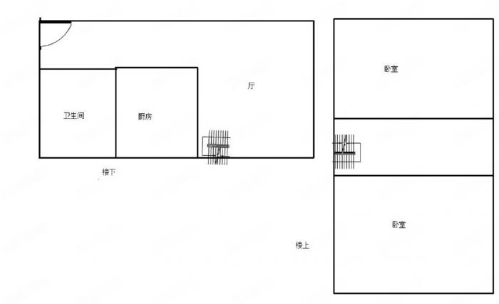 奥特莱斯 2室1厅1卫 53m&sup2;