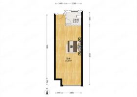 中国南通工业博览城 2室1厅1卫 59m&sup2;