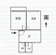 民主新村 2室1厅1卫 63m&sup2;