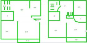 凤凰莱茵苑 4室2厅3卫 210.58m&sup2;