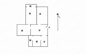 望江楼小区 3室1厅1卫 81m&sup2;