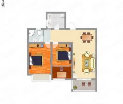 江山鼎 2室2厅1卫 90m&sup2;