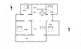 天虹公寓 3室2厅1卫 145.00m&sup2;