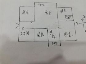 北濠桥东村 3室1厅1卫 100m&sup2;