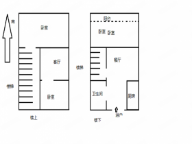 景华城 3室2厅1卫 63.5m&sup2;