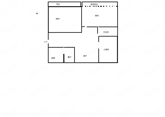 紫阳新城 3室2厅1卫 140m&sup2;