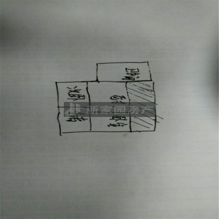 星宇花园 1室1厅1卫 53m&sup2;