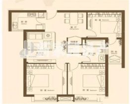 润华国际中心 3室2厅1卫 108m&sup2;