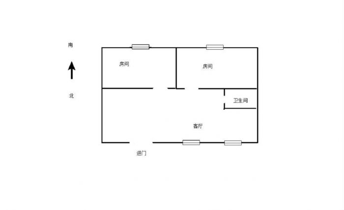 天虹公寓 2室1厅1卫 84m&sup2;